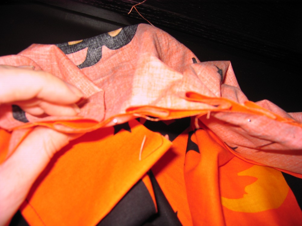 Sewn Halloween Apron